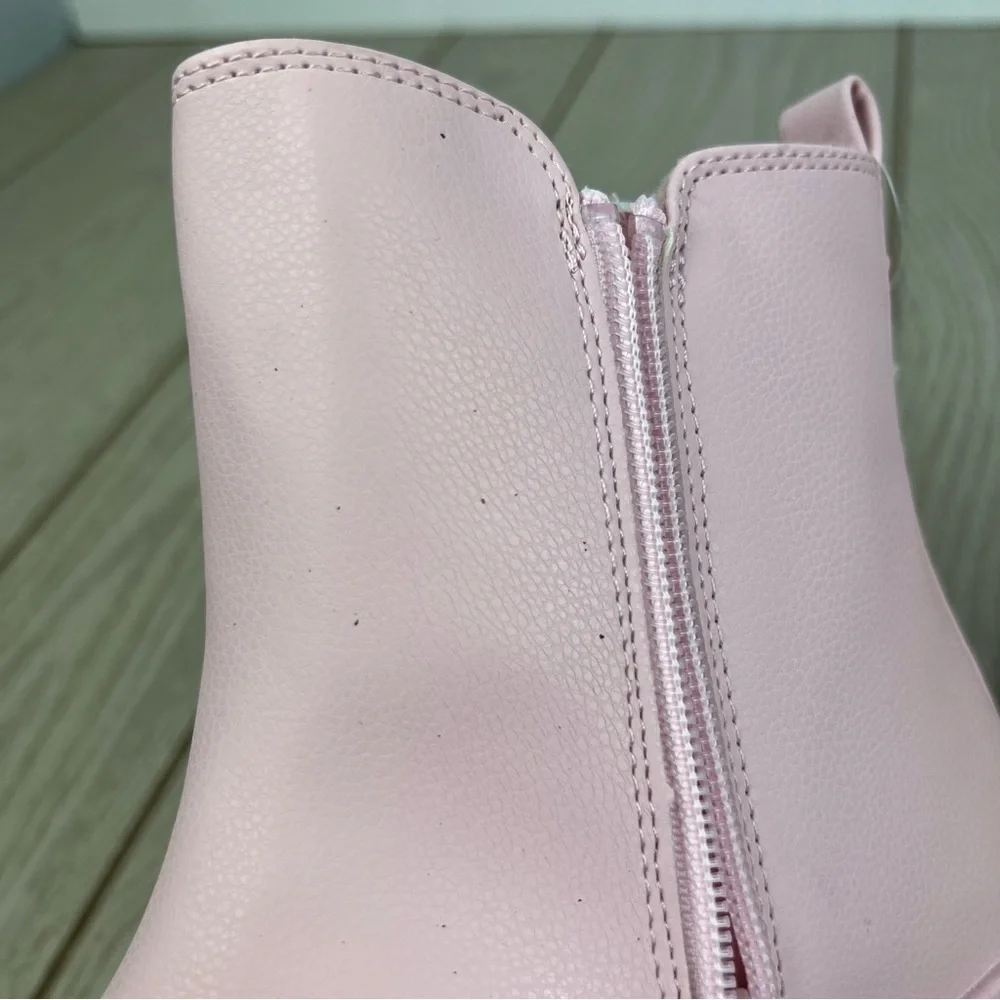 Juicy Couture Girl's Carlsbad Gem Embellished Boots 4 Kids Pink $50 FB3090